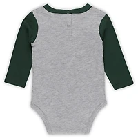 Ensemble body à manches longues et pantalon pour nouveau-né nourrisson Michigan State Spartans Double Up