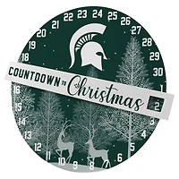 Pegasus Michigan State Spartans Countdown to Christmas Wall Sign