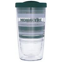 Spartiates de l'État du Michigan Tervis 16oz. Gobelet classique à rayures Hype