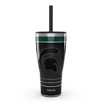 Tervis Spartans de l'État du Michigan 30oz. Gobelet de jeu de nuit avec paille