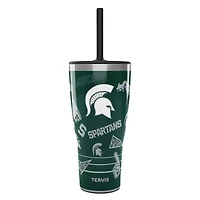 Gobelet Swag Tervis Michigan State Spartans de 30 oz avec couvercle à paille