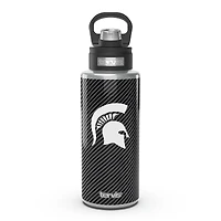 Spartans de l'État du Michigan Tervis 32oz. Bouteille d'eau à large goulot en fibre de carbone