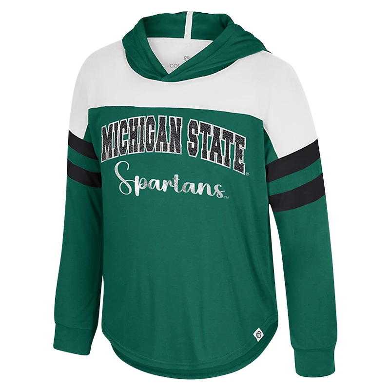Toddler Colosseum Green Michigan State Spartans Reflection Hoodie Long Sleeve T-Shirt