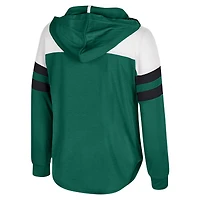 T-shirt à manches longues et capuche réfléchissant pour tout-petits Colosseum Green Michigan State Spartans