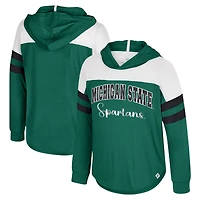 Toddler Colosseum Green Michigan State Spartans Reflection Hoodie Long Sleeve T-Shirt