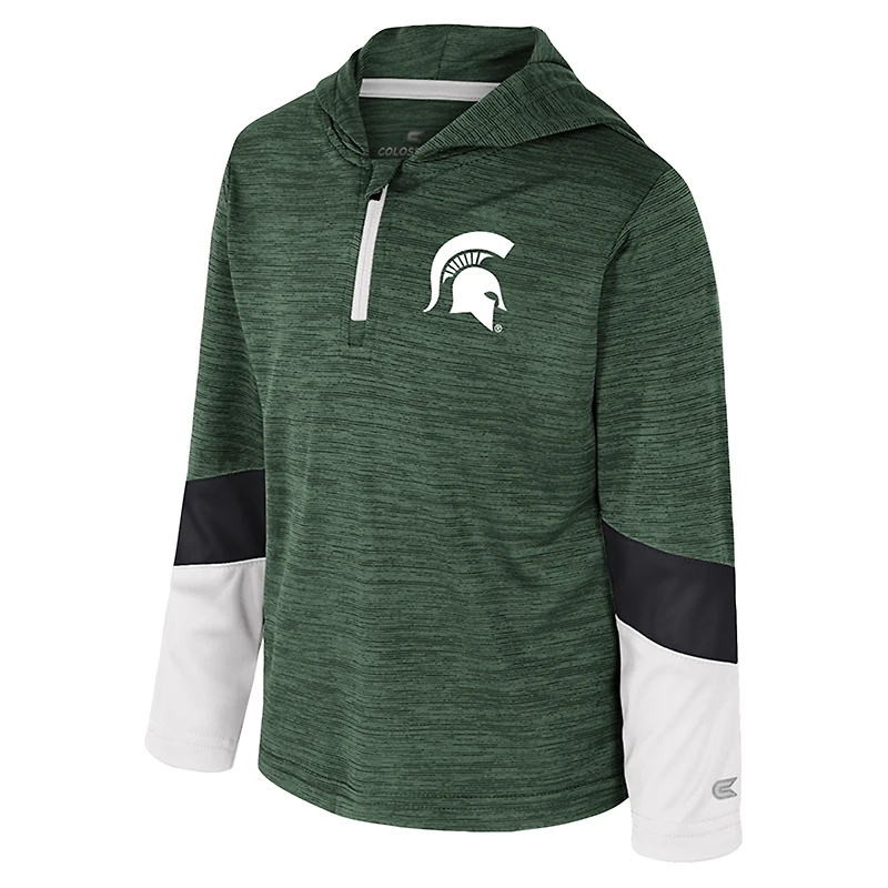 Toddler Colosseum Green Michigan State Spartans Rylos Quarter-Zip Windshirt