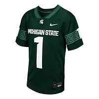 Maillot de football intouchable Nike #1 Michigan State Spartans pour tout-petits