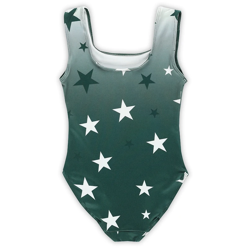 Justaucorps de danse vert ZooZatz pour tout-petits Michigan State Spartans