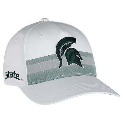 Unisex Ahead White Michigan State Spartans The Sideline Adjustable Hat
