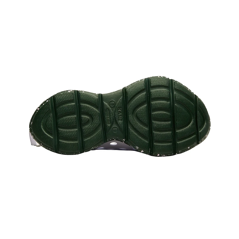 Unisex Kane Footwear White Michigan State Spartans Speckle Recovery Shoes