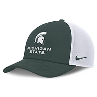 Casquette trucker unisexe Nike vert forêt Michigan State Spartans 2026 pour les jours de match