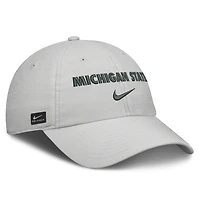 Unisex Nike Gray Michigan State Spartans 2026 On-Field Gameday Club Adjustable Hat