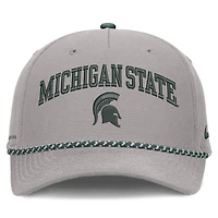 Unisex Nike Gray Michigan State Spartans Primetime Rise Rope Adjustable Hat