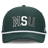 Casquette unisexe Nike verte Michigan State Spartans 2026 Basketball Refresh 5 panneaux à taille corde