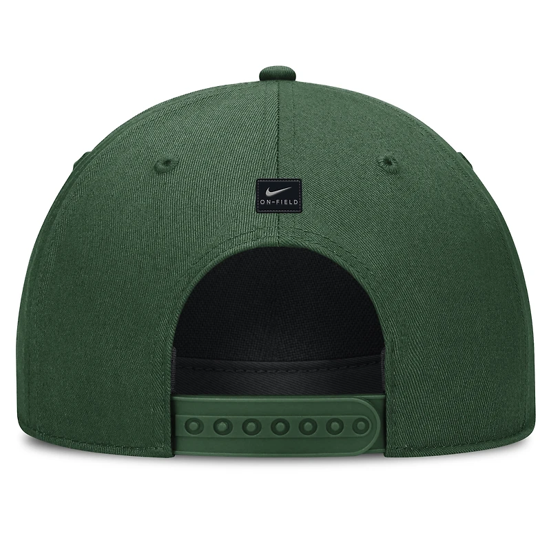 Casquette unisexe Nike verte Michigan State Spartans Rope Rise ajustable