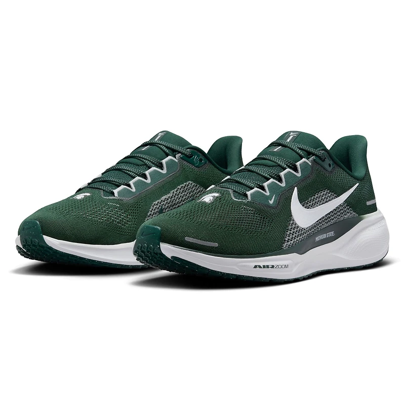 Unisex Nike Green Michigan State Spartans Zoom Pegasus 41 Running Shoes