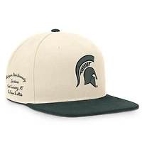 Unisex Nike  Natural/Green Michigan State Spartans Campus Prep Snapback Hat