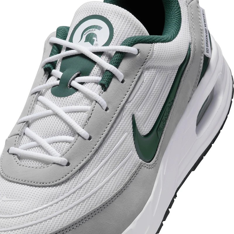Baskets Nike blanches unisexes Air Max Verse des Spartans de l'État du Michigan