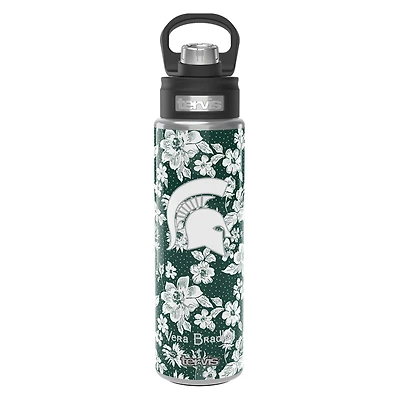 Vera Bradley x Tervis Michigan State Spartans 24 oz. Bouteille à large ouverture avec couvercle de luxe