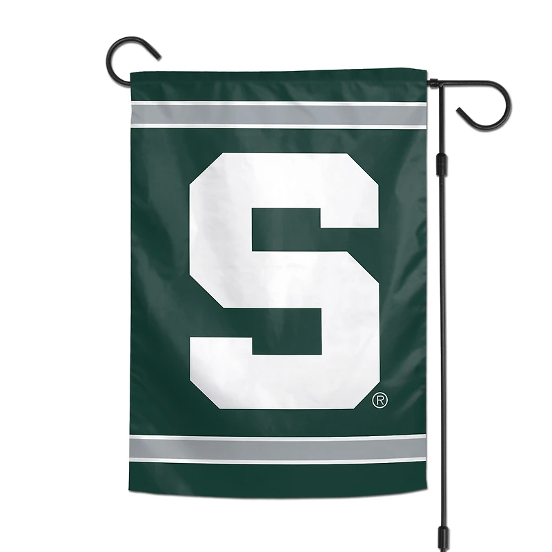 WinCraft Michigan State Spartans Drapeau de jardin double face 30,5 x 45,7 cm