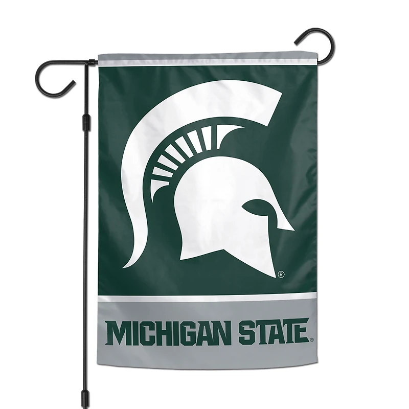 WinCraft Michigan State Spartans Drapeau de jardin double face 30,5 x 45,7 cm