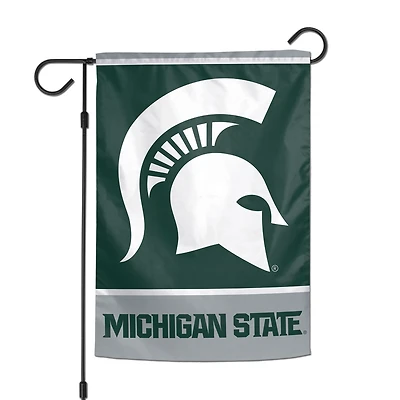 WinCraft Michigan State Spartans Drapeau de jardin double face 30,5 x 45,7 cm