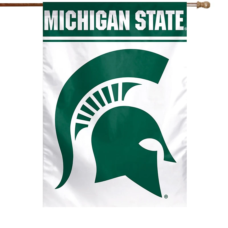 Bannière verticale simple face WinCraft Michigan State Spartans 28" x 40"