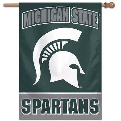 WinCraft Michigan State Spartans 28" x 40" Primary Logo Single-Sided Vertical Banner