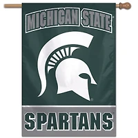 WinCraft Michigan State Spartans 28" x 40" Primary Logo Single-Sided Vertical Banner