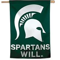 WinCraft Michigan State Spartans Bannière verticale simple face 28" x 40"