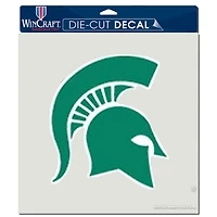 Autocollant de voiture couleur WinCraft Michigan State Spartans 8" x 8"