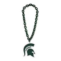 WinCraft Collier avec logo à grande chaîne des Spartans de l'État du Michigan