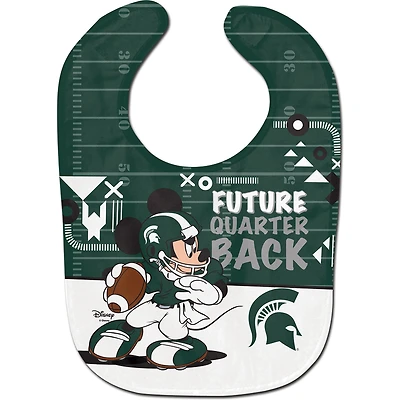WinCraft Michigan State Spartans Disney Mickey All Pro Bavoir pour bébé