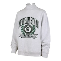 Sweat-shirt à col montant Laurel Arch pour femme, modèle 47 gris des Michigan State Spartans