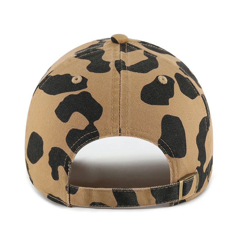 Casquette réglable '47 Michigan State Spartans Rosette Leopard Clean Up pour femme