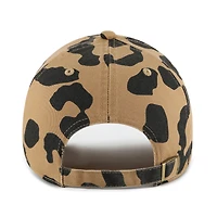 Casquette réglable '47 Michigan State Spartans Rosette Leopard Clean Up pour femme