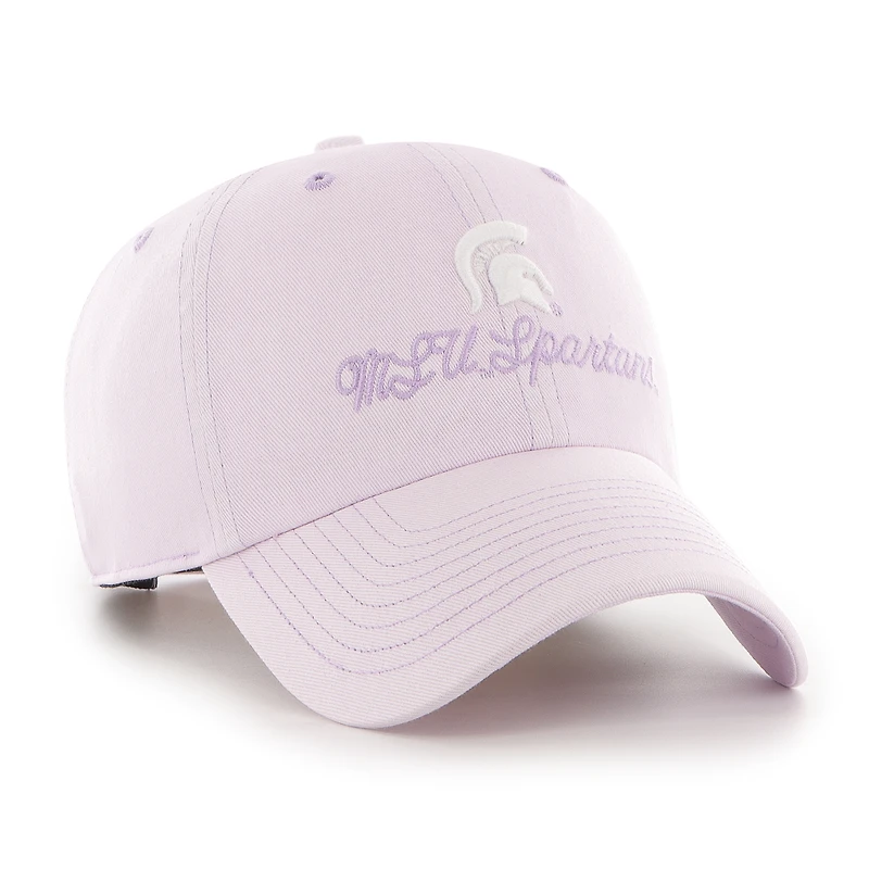 Casquette ajustable '47 Purple Michigan State Spartans Haze Clean Up pour femmes