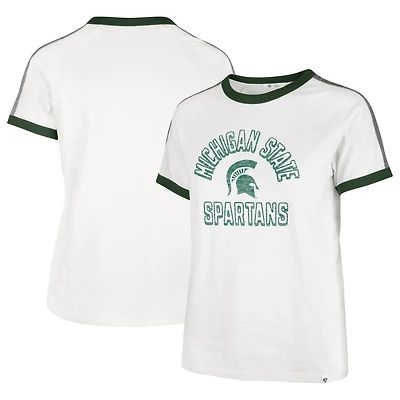 T-shirt blanc '47 Michigan State Spartans Sweet Heat Peyton pour femmes