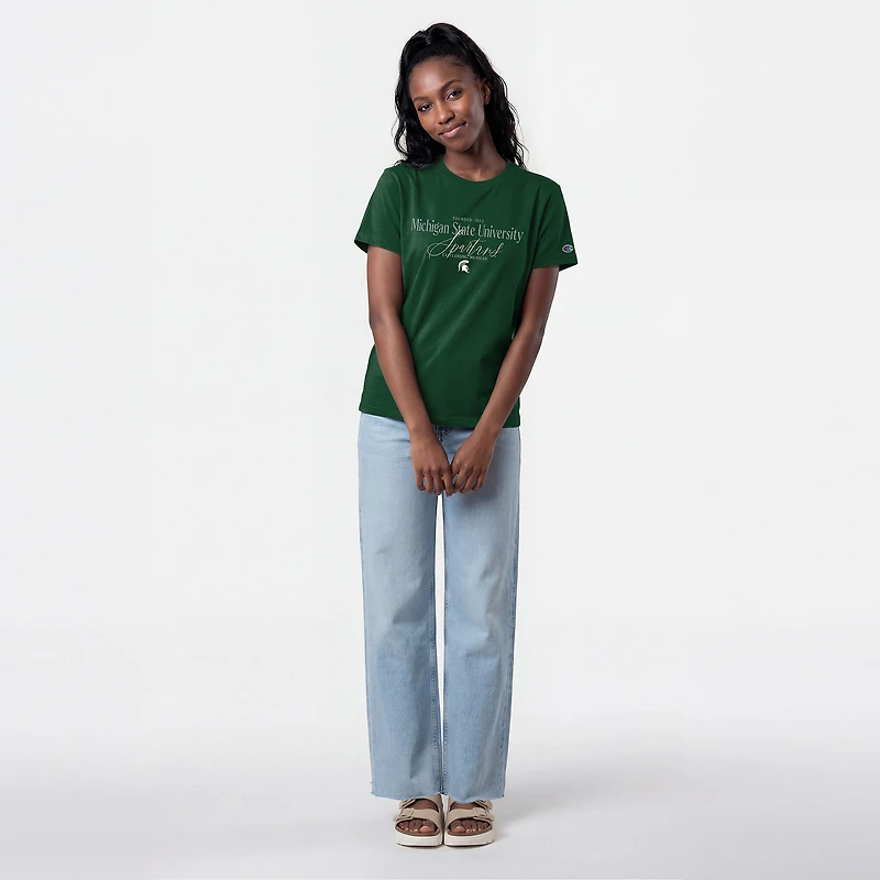 Women's Champion Green Michigan State Spartans Lifestyle T-Shirt