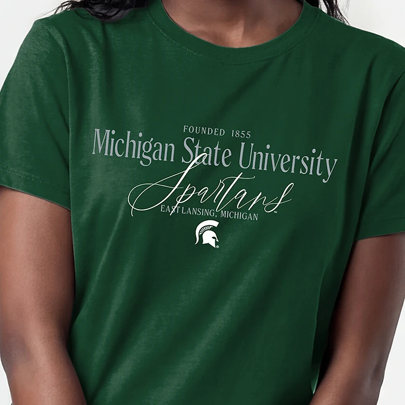 Women's Champion Green Michigan State Spartans Lifestyle T-Shirt