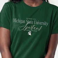 Women's Champion  Green Michigan State Spartans Lifestyle T-Shirt