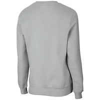 Women's Colosseum Gray Michigan State Spartans Campanile Pullover Sweatshirt