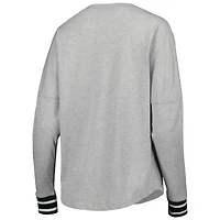 Women's Colosseum Heathered Gray Michigan State Spartans Andy Long Sleeve T-Shirt