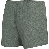 Ensemble trois pièces pour femme Concepts Sport Heather Green Michigan State Spartans Rigor, composé d'un débardeur, short et peignoir