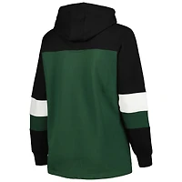 Sweat à capuche vert Michigan State Spartans grande taille pour femme