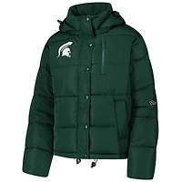 Doudoune verte pour femme Hype and Vice Michigan State Spartans