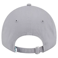 Casquette ajustable 9TWENTY pour femme avec logo Michigan State Spartans de New Era gris