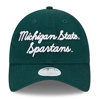 Casquette réglable New Era Michigan State Spartans Script 9TWENTY pour femme