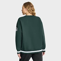 Women's Nike Green Michigan State Spartans Oversized Legacy Phoenix Sweatshirt