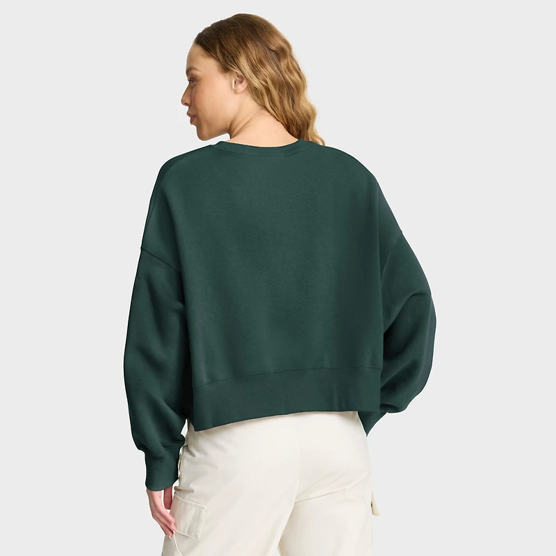 Sweat-shirt Nike vert surdimensionné Phoenix Arch pour femme des Spartans de l'État du Michigan